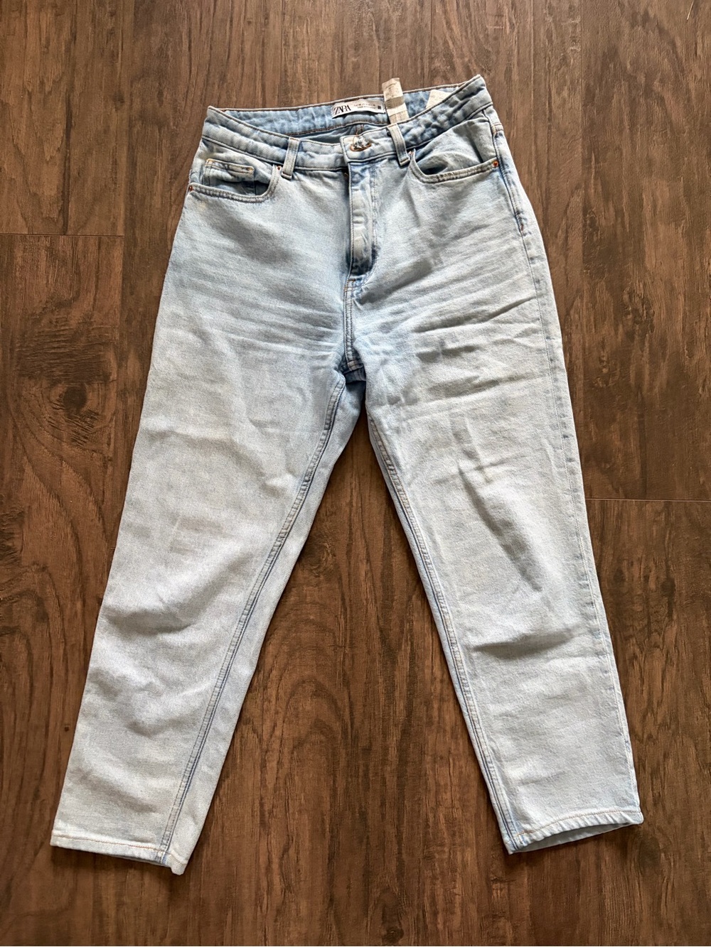 Zara Light Blue High-Rise Women's Jeans